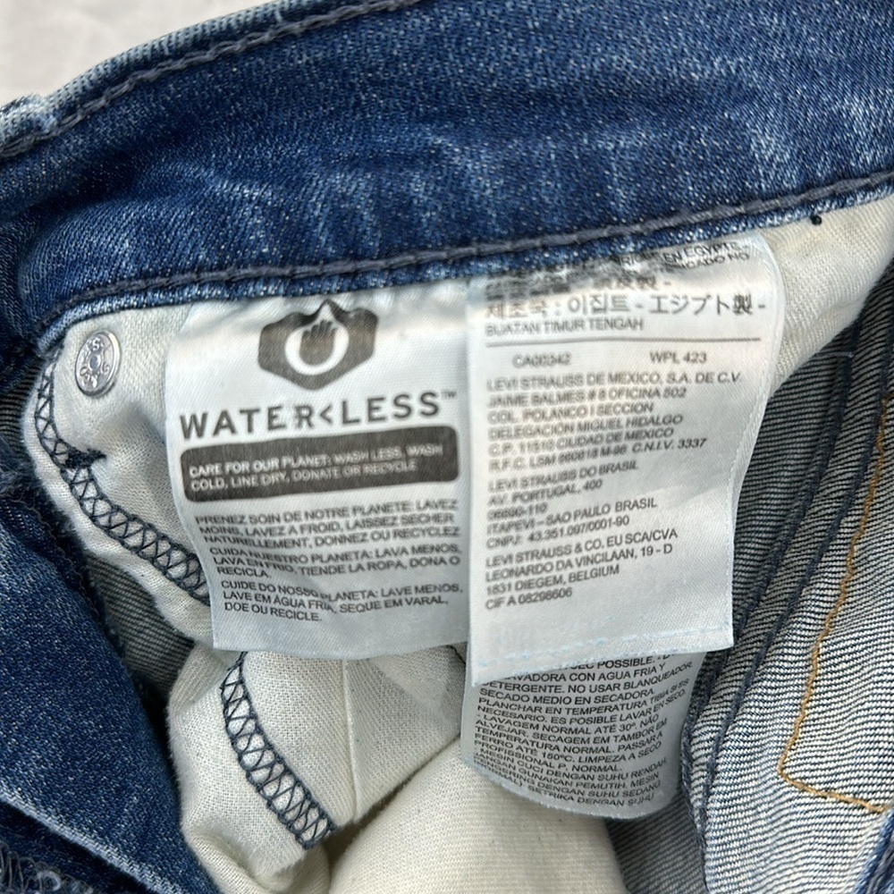 Levi’s 514 Waterless Straight Leg Medium Wash Jean, 32x34 - Picture 8 of 8